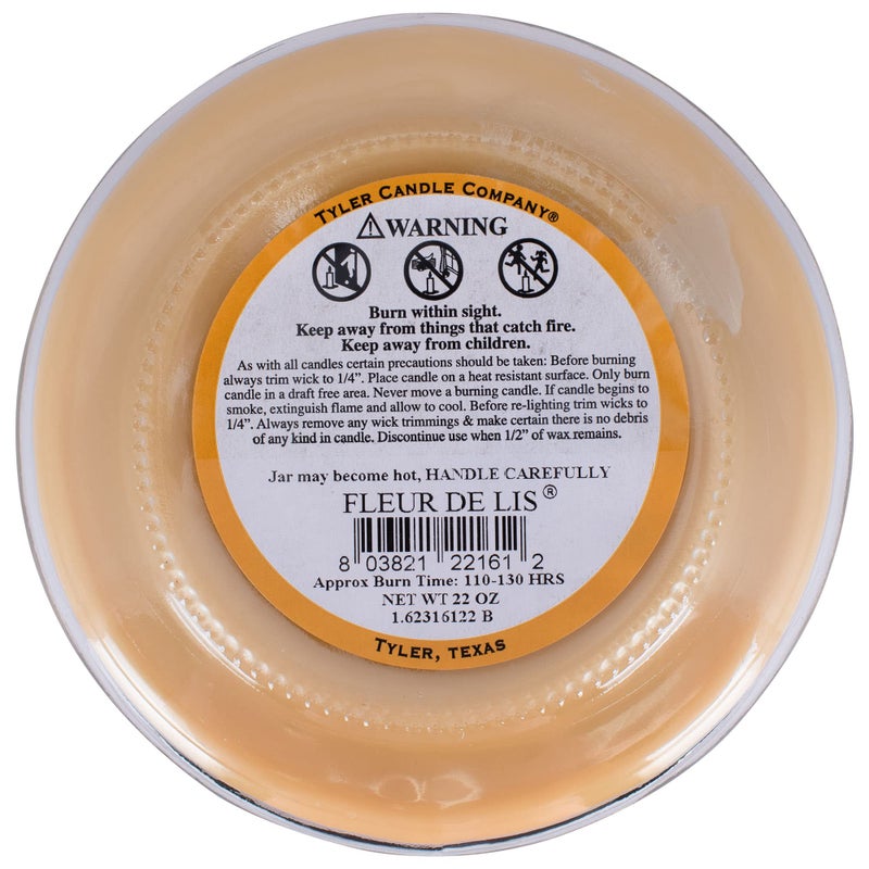 TYLER Fleur de Lis Scented Candle  22 oz - Image 4